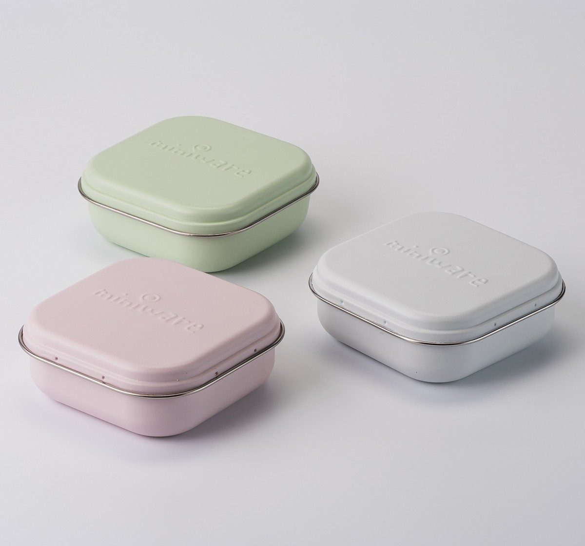 Miniware Grow Bento with 2 Silipods Lunch Box Aqua 18M+