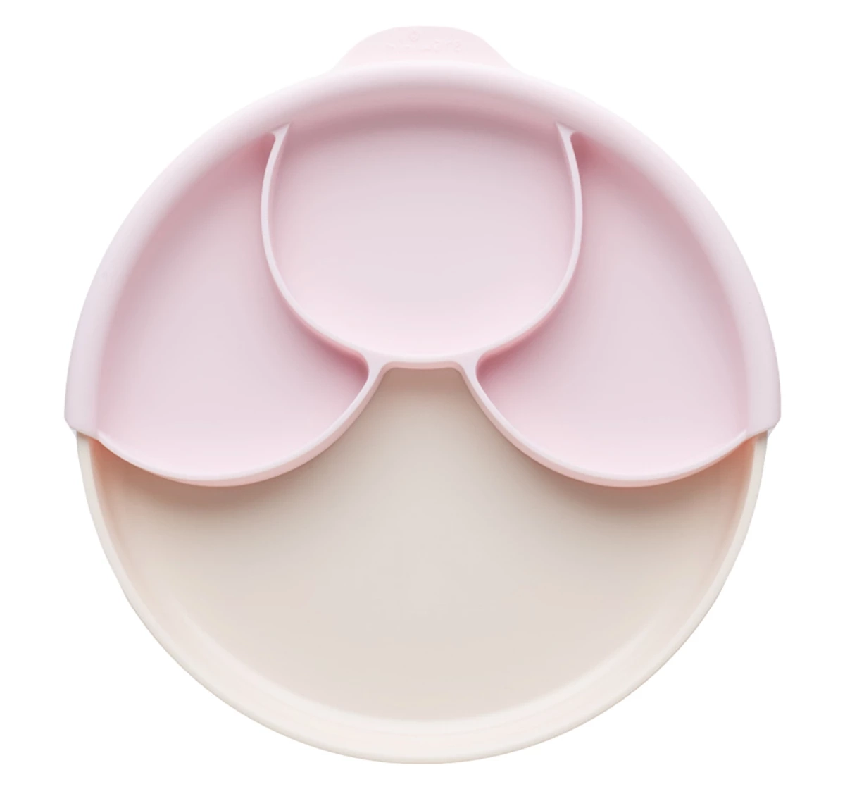 Miniware Healthy Meal Suction Plate with Divider Set Cotton Candy 18M+