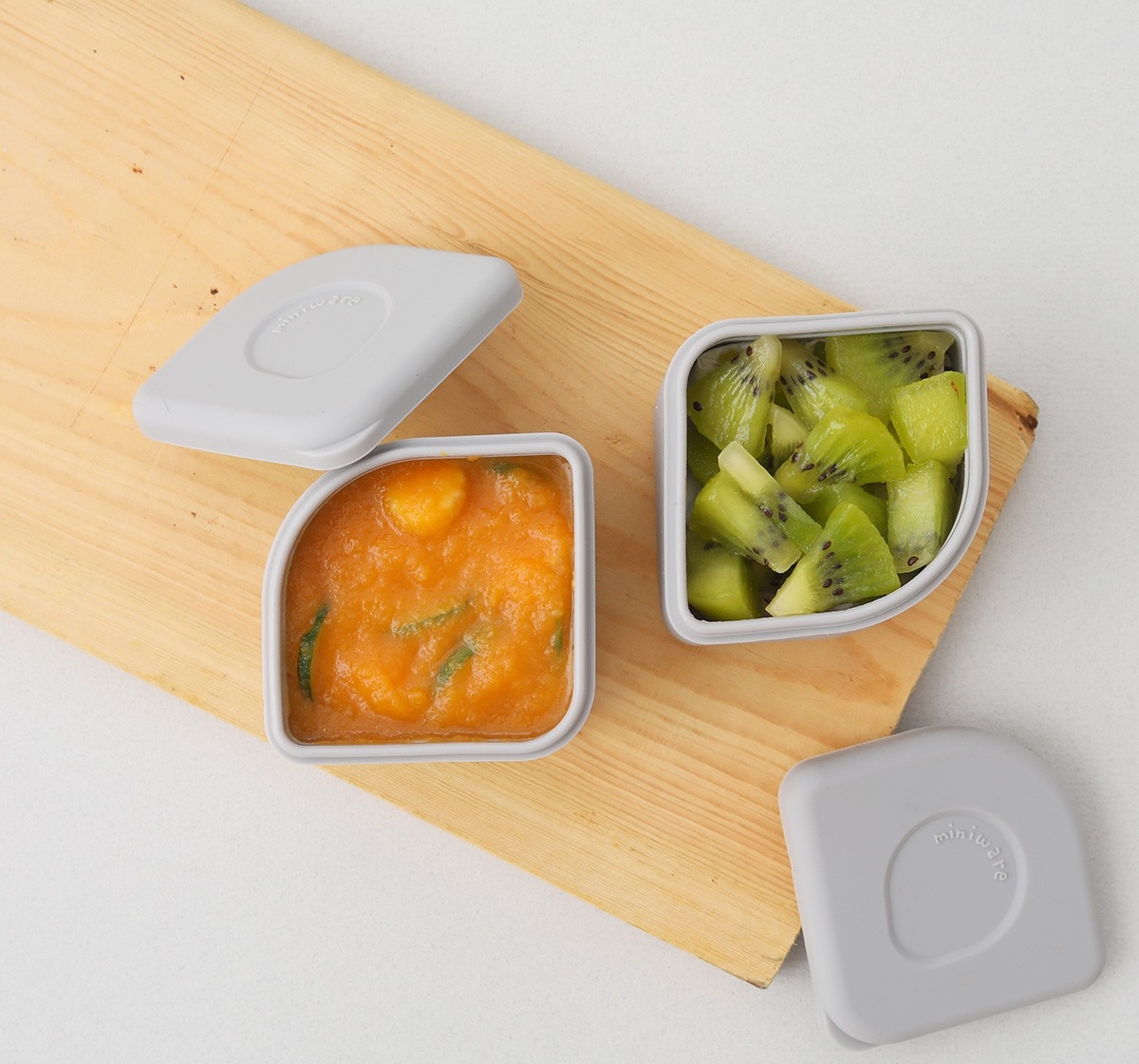 Miniware Leakproof Silipods Set of 2 Peach 18M+