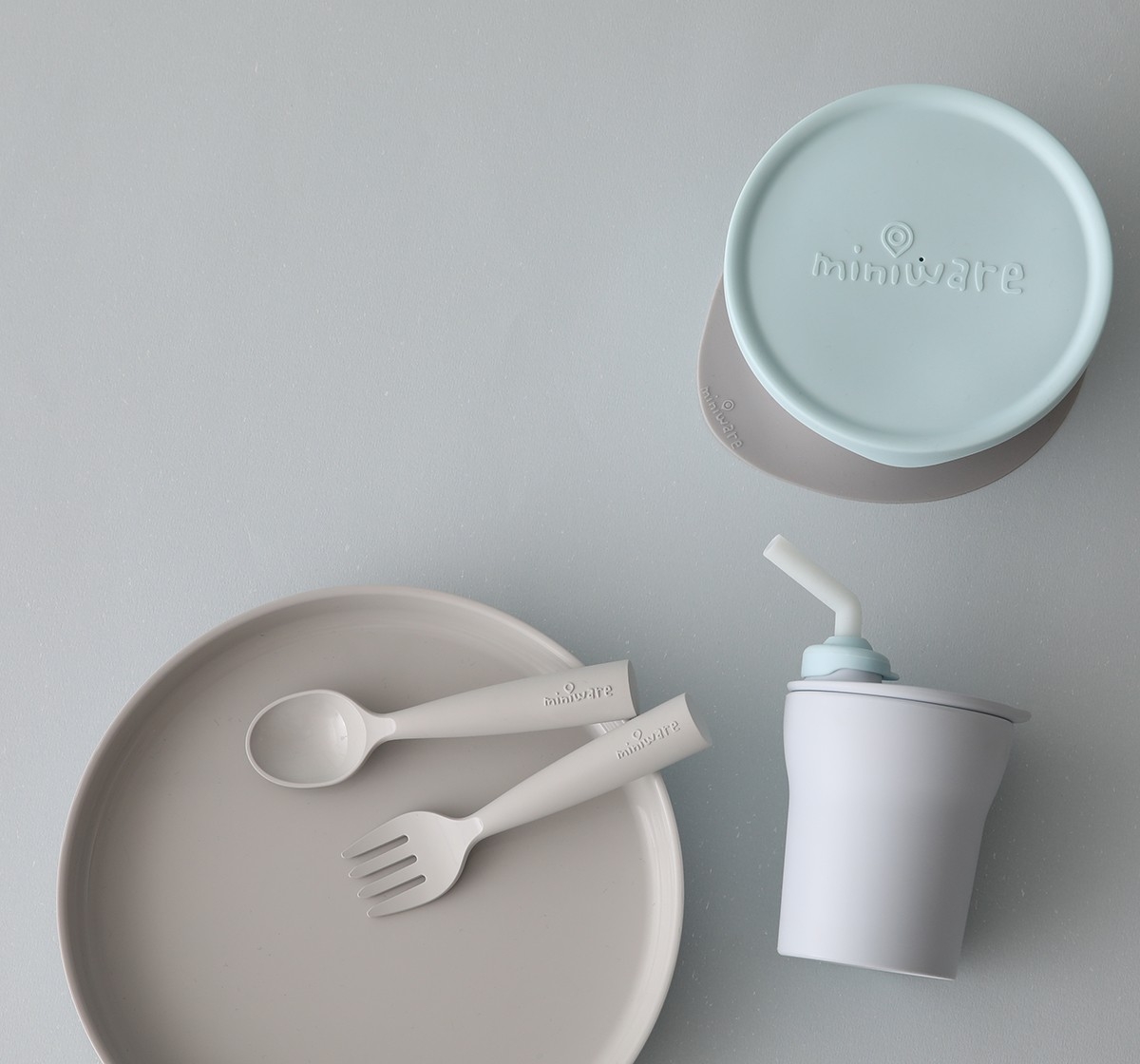 Miniware Little Foodie All-in-one Feeding Set Hipster 18M+