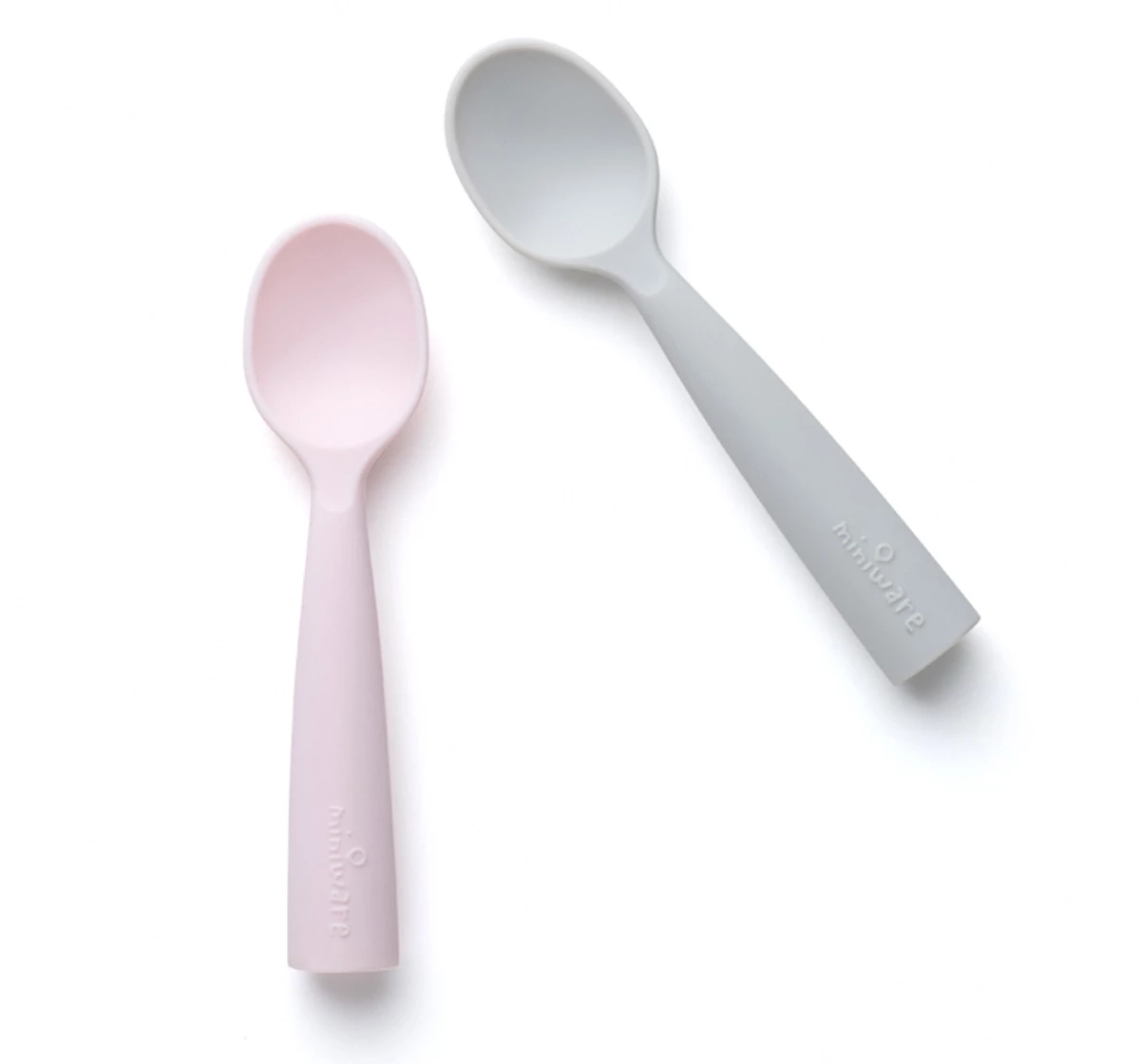 Miniware Silicone Training Spoon Set of 2 Cotton Candy 18M+