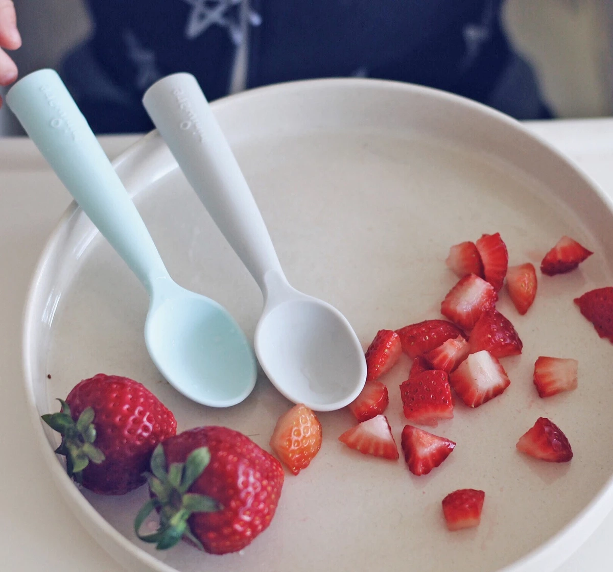 Miniware Silicone Training Spoon Set of 2 Cotton Candy 18M+