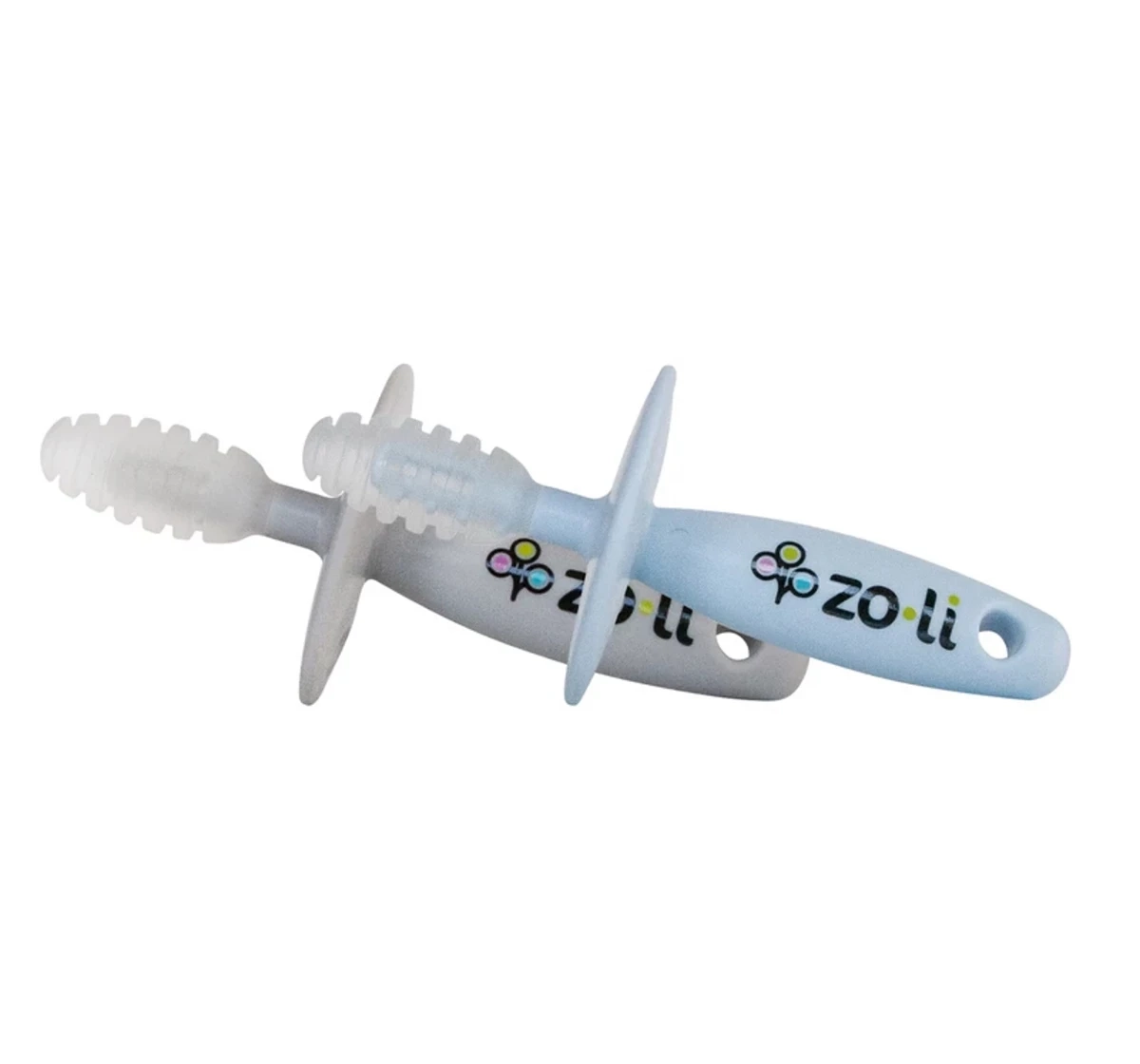 ZoLi Chubby Gummy Gum Massager Pack of 2 Blue 18M+