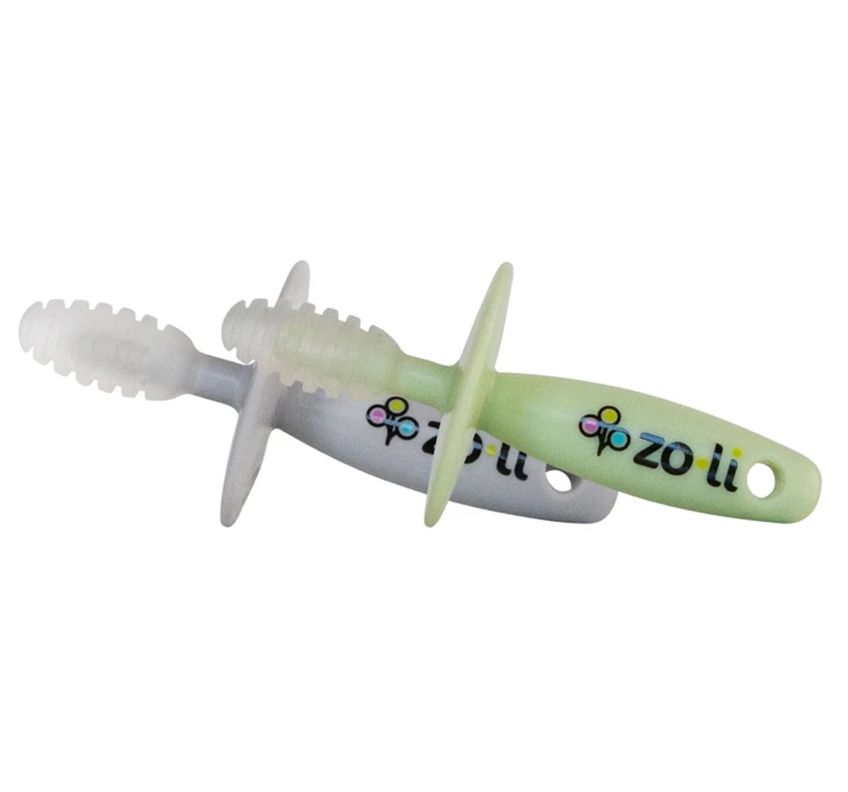 ZoLi Chubby Gummy Gum Massager Pack of 2 Green 18M+