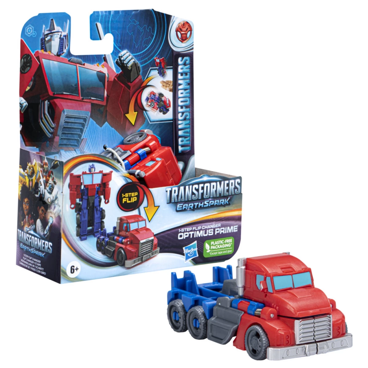 Transformers Earthspark 1-Step Flip Changer, 6Yrs+, Multicolour