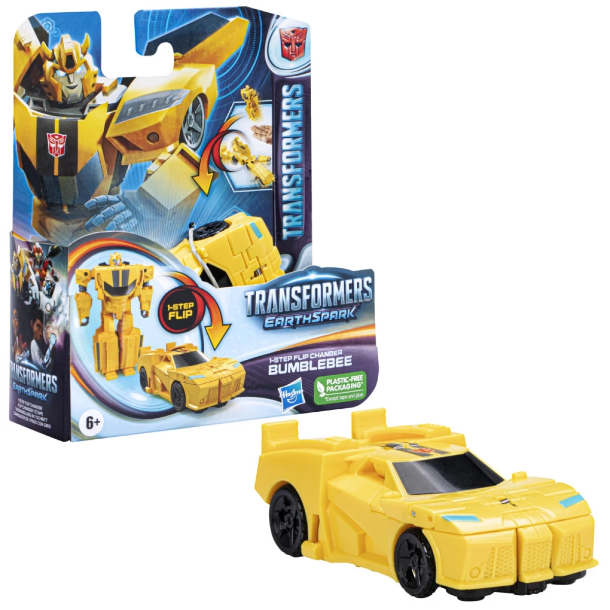 Transformers Earthspark 1-Step Flip Changer, 6Yrs+, Multicolour