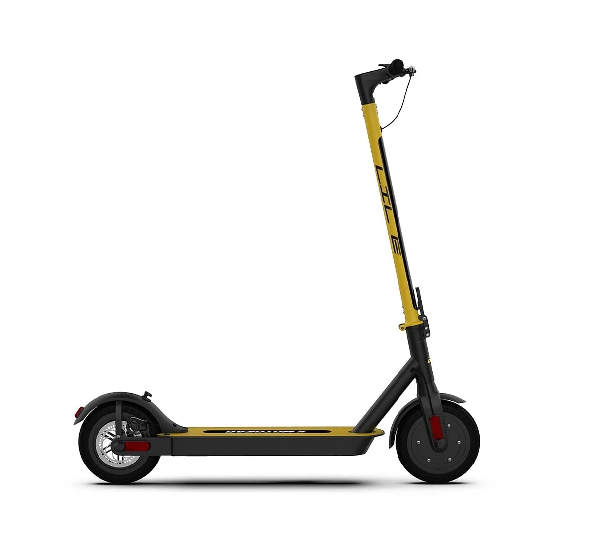 EMotorad Limited Edition Lil E Foldable Electric Kick Scooter, Yellow, 12Y+