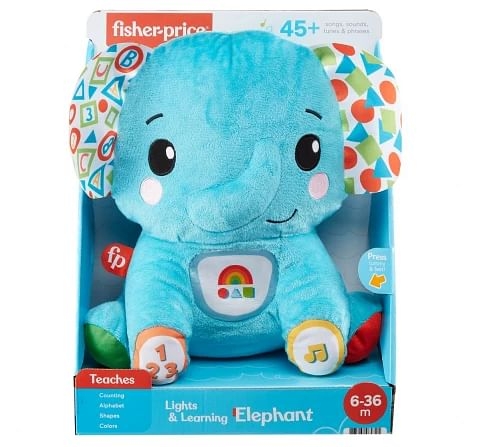 Fisher Price Light & Learning Elephant, 0Y+