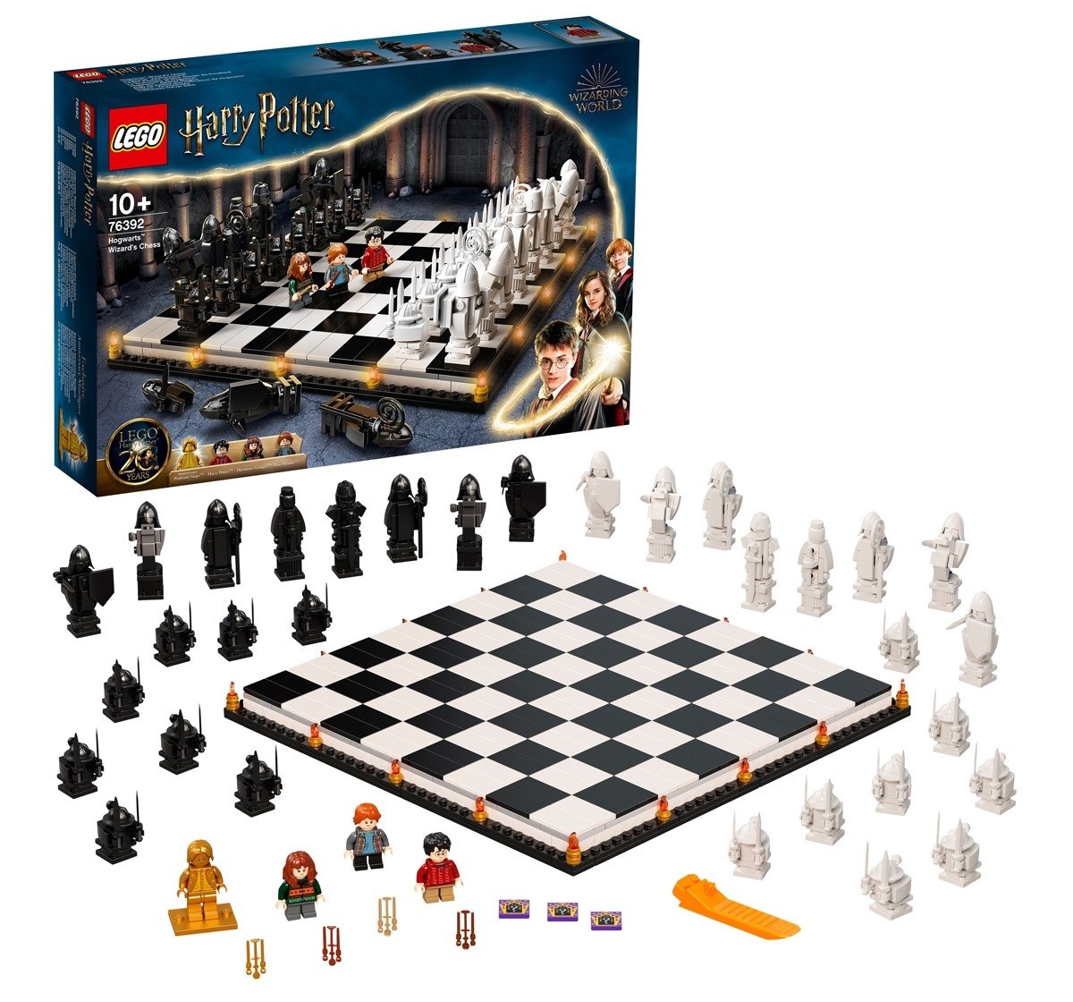 LEGO Harry Potter Hogwarts Wizards Chess, Building Kit, 876 Pieces, Multicolour, 10Y+