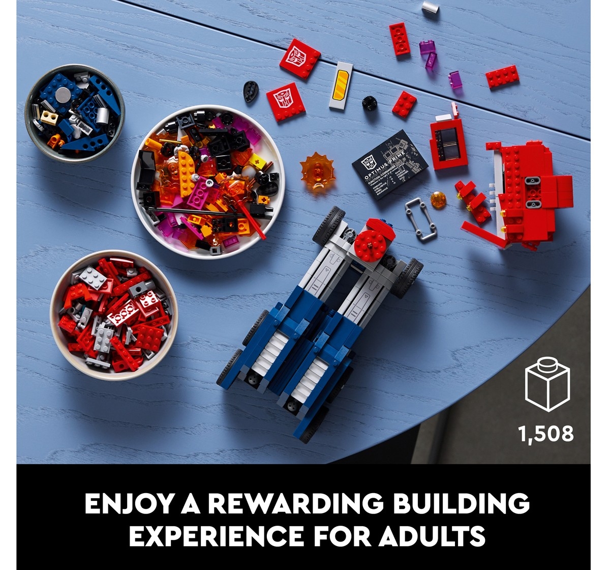 LEGO Optimus Prime Building Kit for Adults, 1,508 Pieces, Multicolour, 18Y+