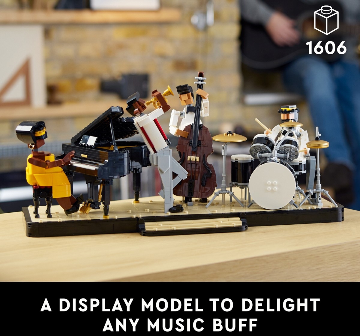 LEGO Ideas Jazz Quartet Building Kit for Music Loving Adults, 1,606 Pieces, Multicolour, 18Y+