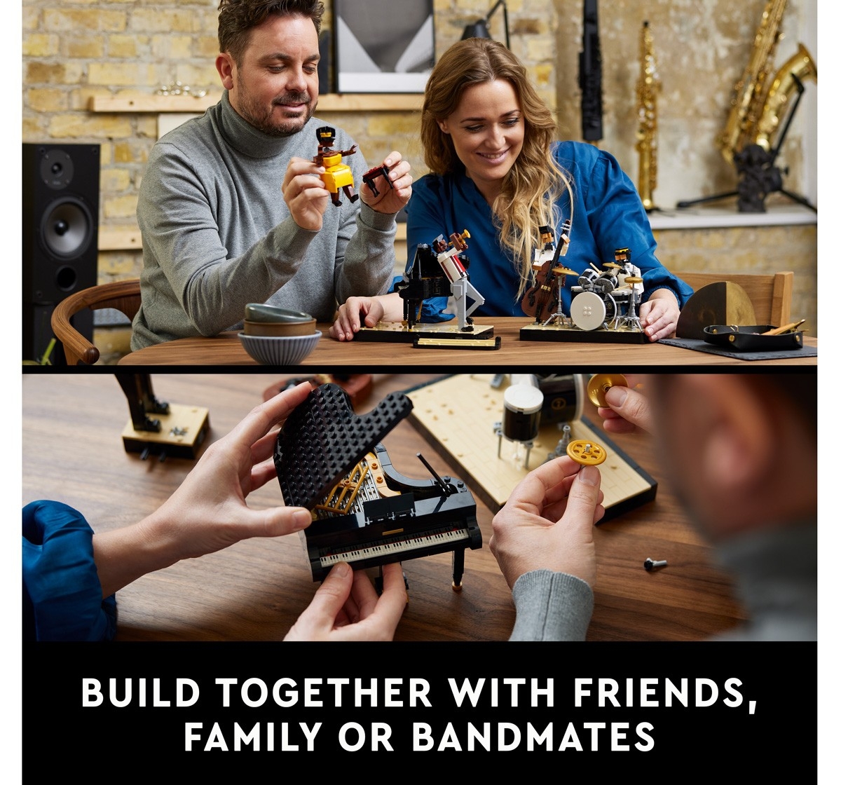 LEGO Ideas Jazz Quartet Building Kit for Music Loving Adults, 1,606 Pieces, Multicolour, 18Y+