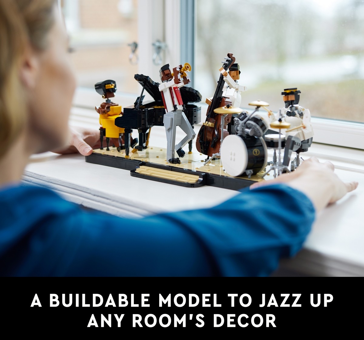 LEGO Ideas Jazz Quartet Building Kit for Music Loving Adults, 1,606 Pieces, Multicolour, 18Y+