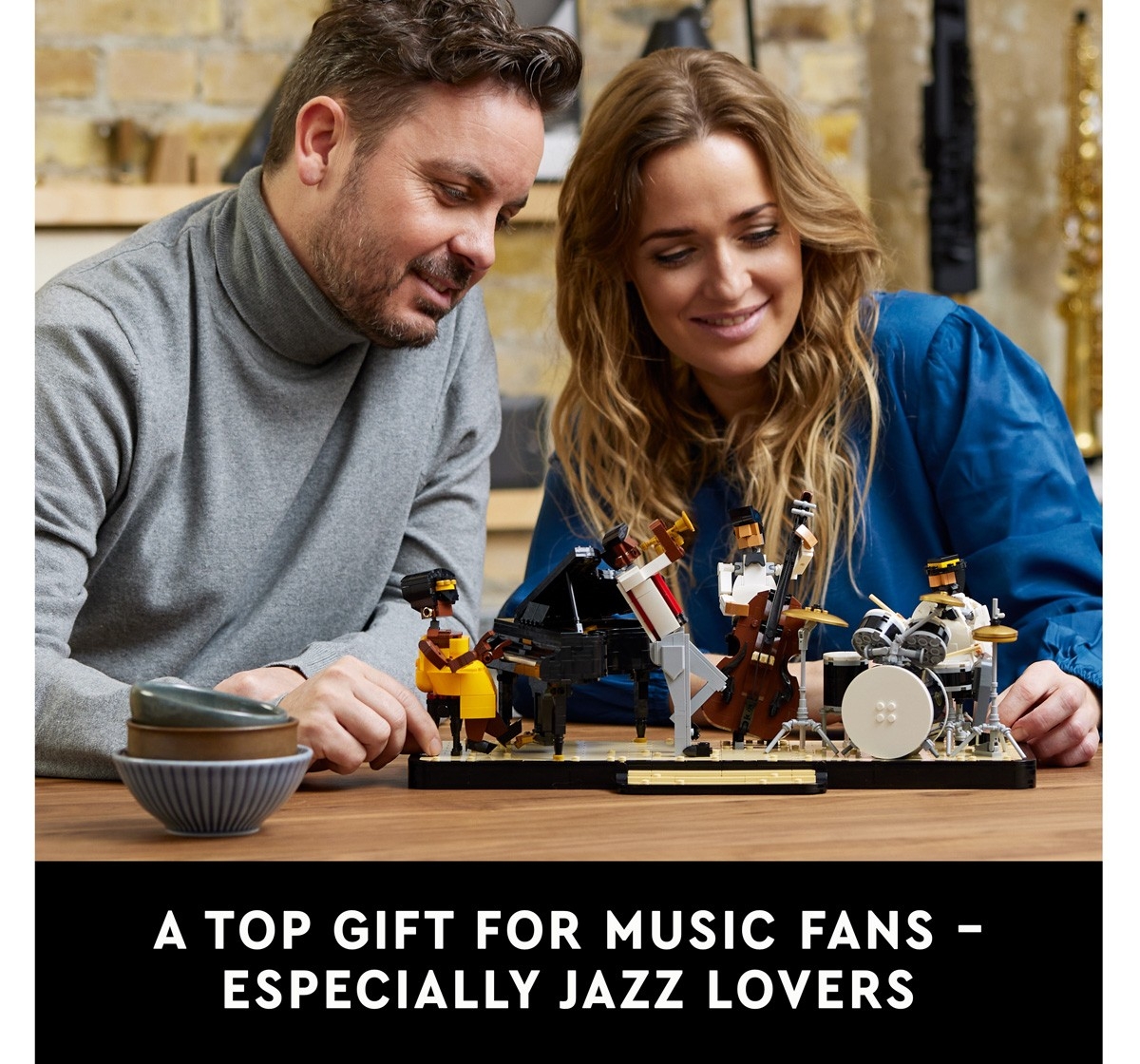 LEGO Ideas Jazz Quartet Building Kit for Music Loving Adults, 1,606 Pieces, Multicolour, 18Y+