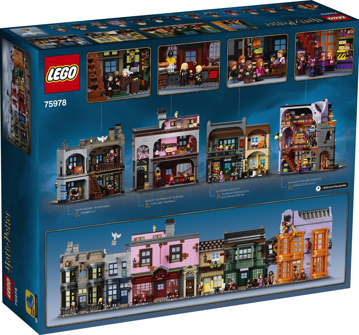 LEGO Diagon Alley for Harry Potter Fans, Multicolour, 16Y+