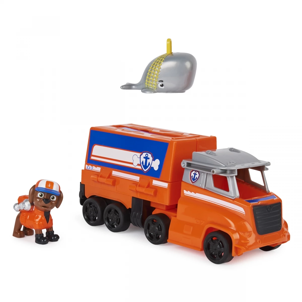 Paw Patrol, Big Truck Pup’S Zuma Transforming Toy Trucks With Collectible Action Figure, Kids Toys For Ages 3 And Up