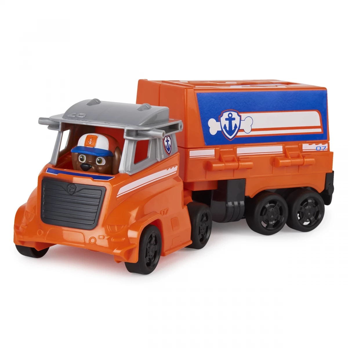 Paw Patrol, Big Truck Pup’S Zuma Transforming Toy Trucks With Collectible Action Figure, Kids Toys For Ages 3 And Up