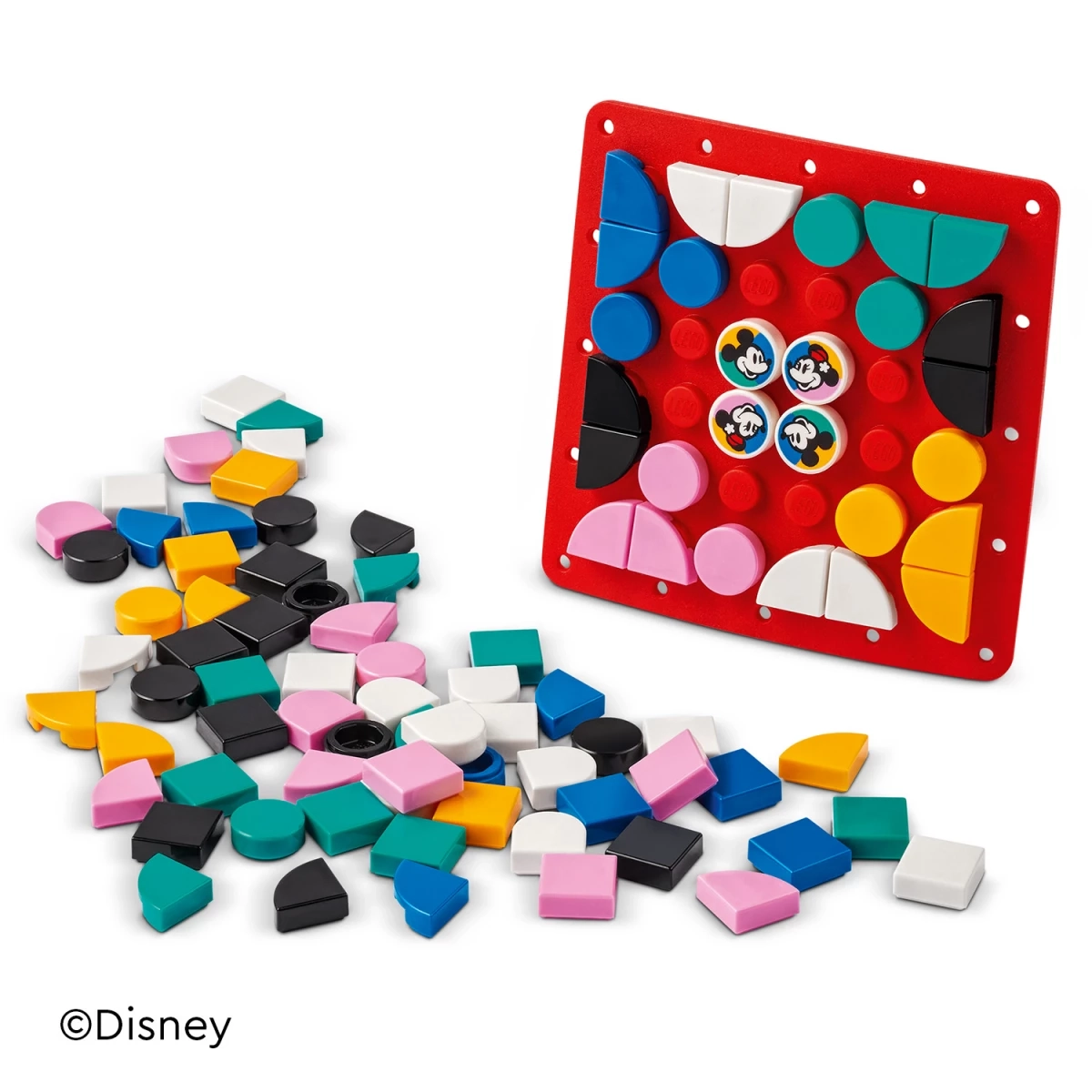 Lego Dots Disney Mickey Mouse & Minnie Mouse Stitch-On Patch 41963 Kit (95 Pieces)