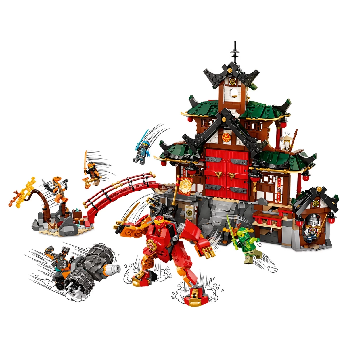 LEGO NINJAGO Ninja Dojo Temple 71767 Building Kit (1,394 Pieces)