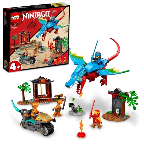 LEGO NINJAGO Ninja Dragon Temple Building Kit, 161 Pieces, Multicolour, 4Y+