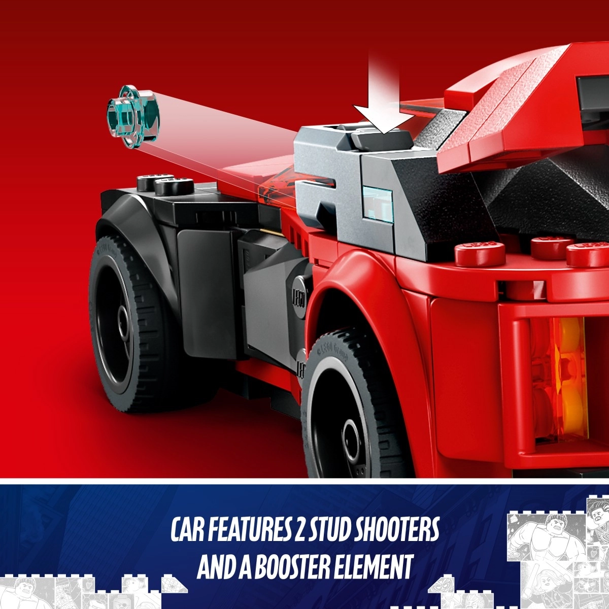 LEGO Miles Morales vs. Morbius Block Building Kit, Multicolour, 7Y+