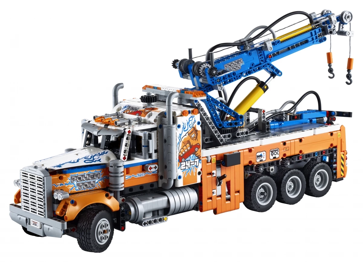 LEGO Technic Heavy-Duty Tow Truck 42128 Model Building Kit (2,017 Pieces)