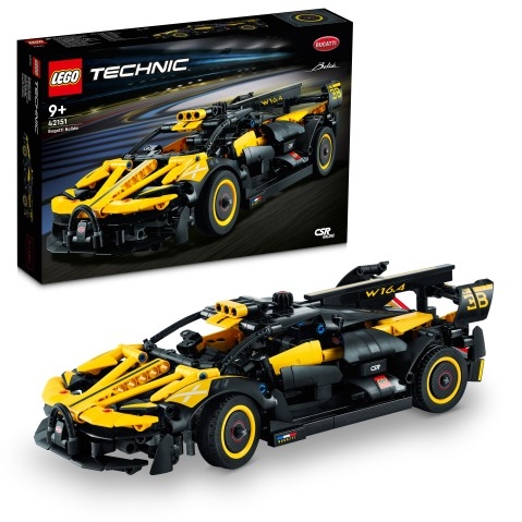 LEGO Technic Bugatti Bolide Building Toy Set, 905 Pieces, Multicolour, 9Y+
