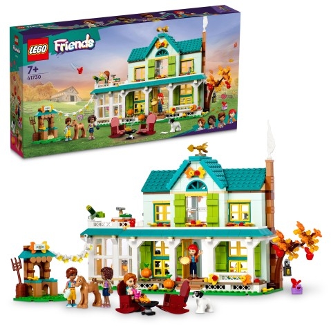 LEGO Friends Autumns House Building Toy Set, 853 Pieces, Multicolour, 7Y+