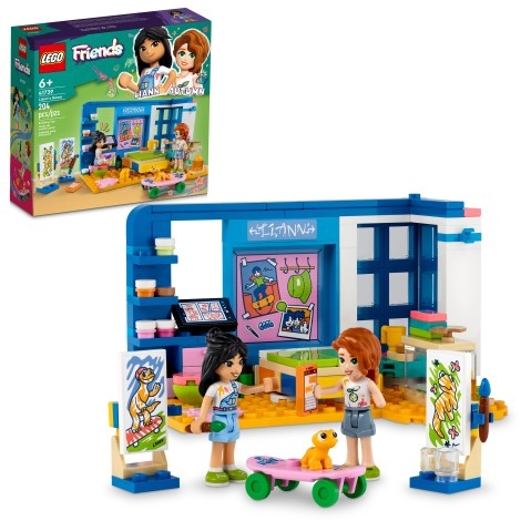 LEGO Friends Liann's Room Building Toy Set, 204 Pieces, Multicolour, 6Y+