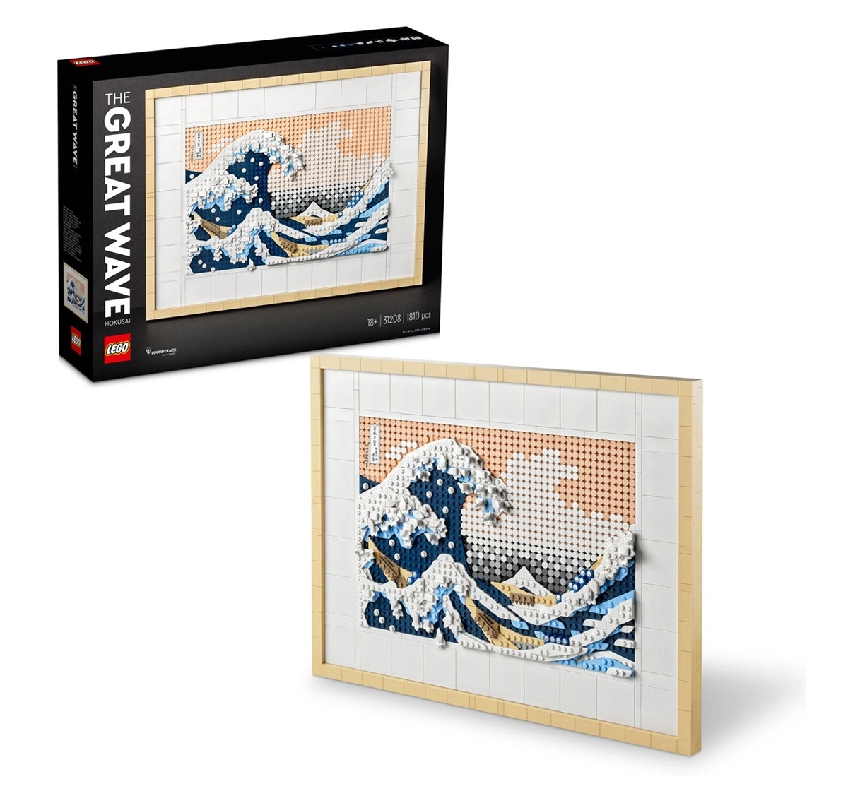 LEGO Art Hokusai The Great Wave 31208 Building Kit 1,810 Pieces Multicolour 18Y+