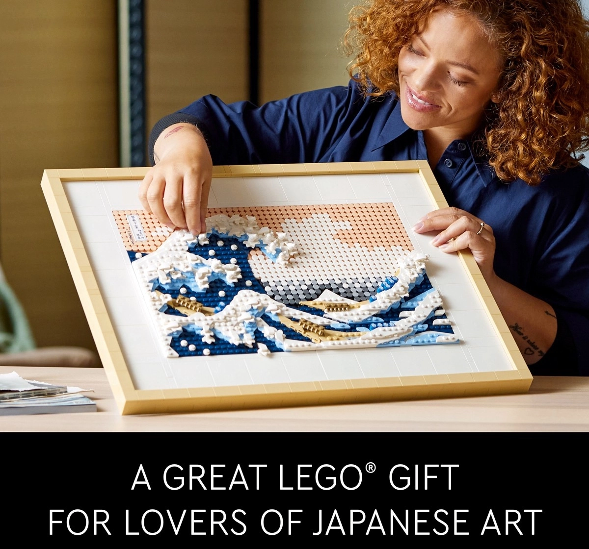 LEGO Art Hokusai The Great Wave 31208 Building Kit 1,810 Pieces Multicolour 18Y+
