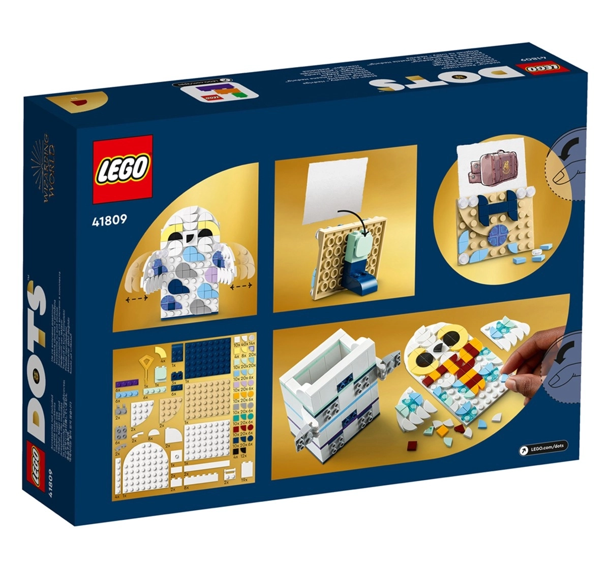 LEGO DOTS Hedwig Pencil Holder 41809 DIY Craft Kit 518 Pieces Multicolour 6Y+