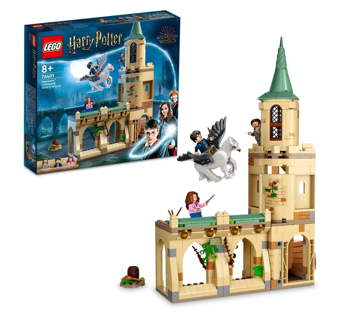 LEGO Harry Potter Hogwarts Courtyard Sirius s Rescue 76401 Building Kit 345 Pcs Multicolour 8Y