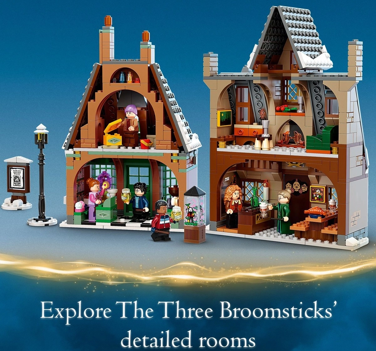 LEGO Harry Potter Hogsmeade Village Visit 76388 Building Kit 851 Pieces Multicolour 8Y+