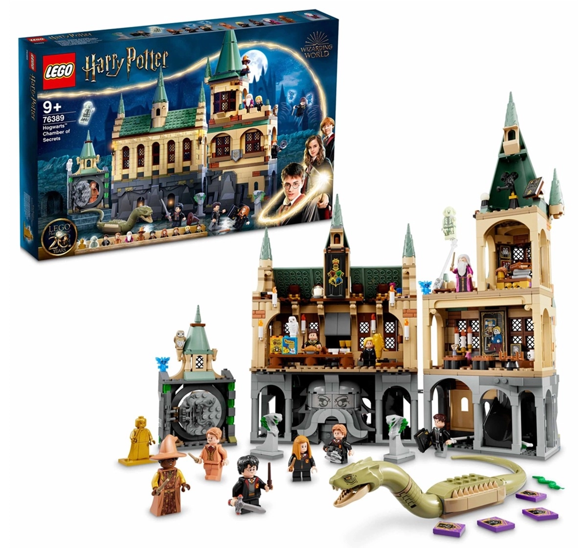LEGO Harry Potter Hogwarts: Room of Requirement Building Set 76413 -  Featuring Harry, Hermione, and Ron Minifigures, Wands, and Transforming  Fire