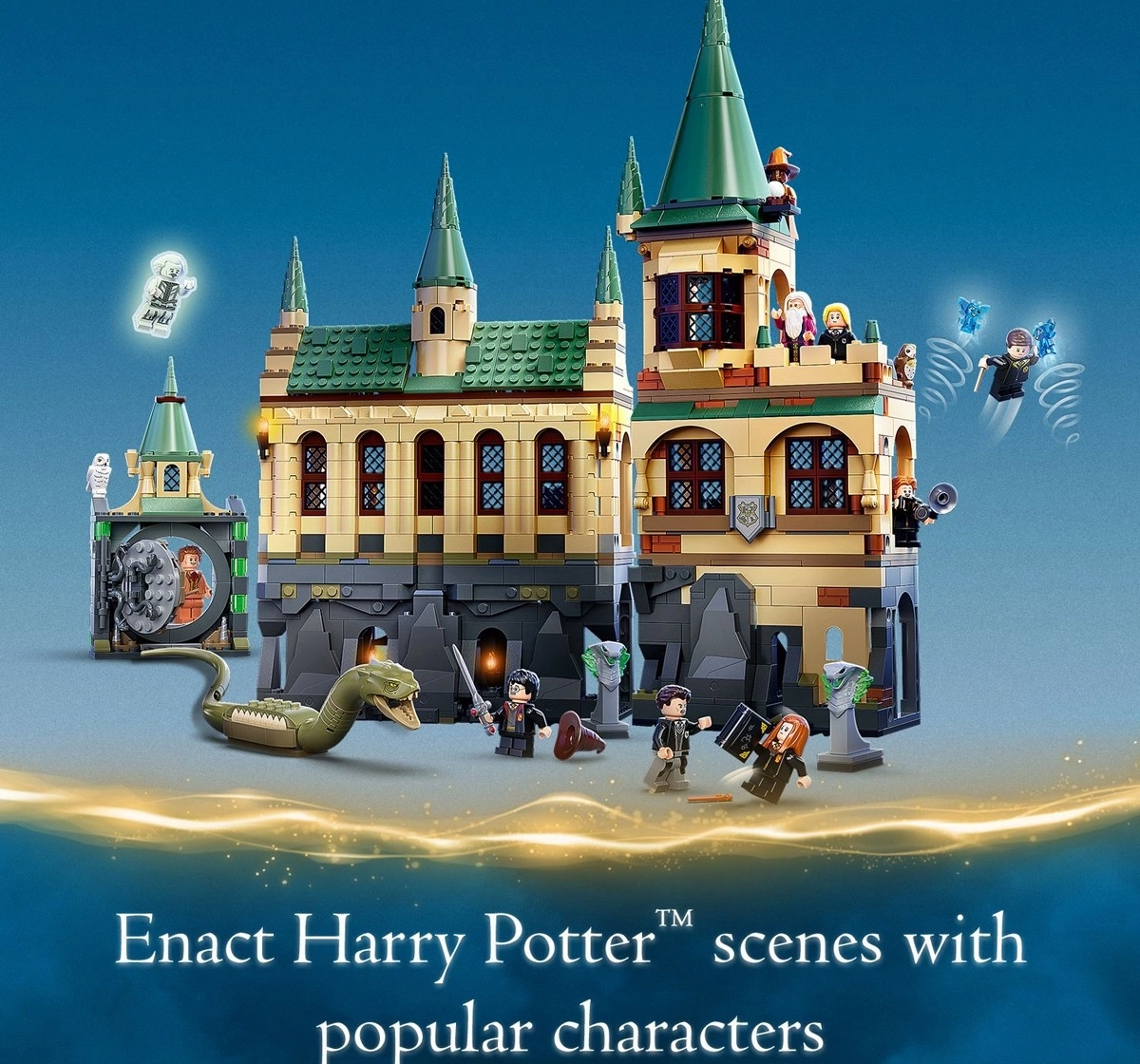 LEGO Harry Potter Hogwarts Chamber of Secrets 76389 Building Kit 1,176 Pieces Multicolour 9Y+