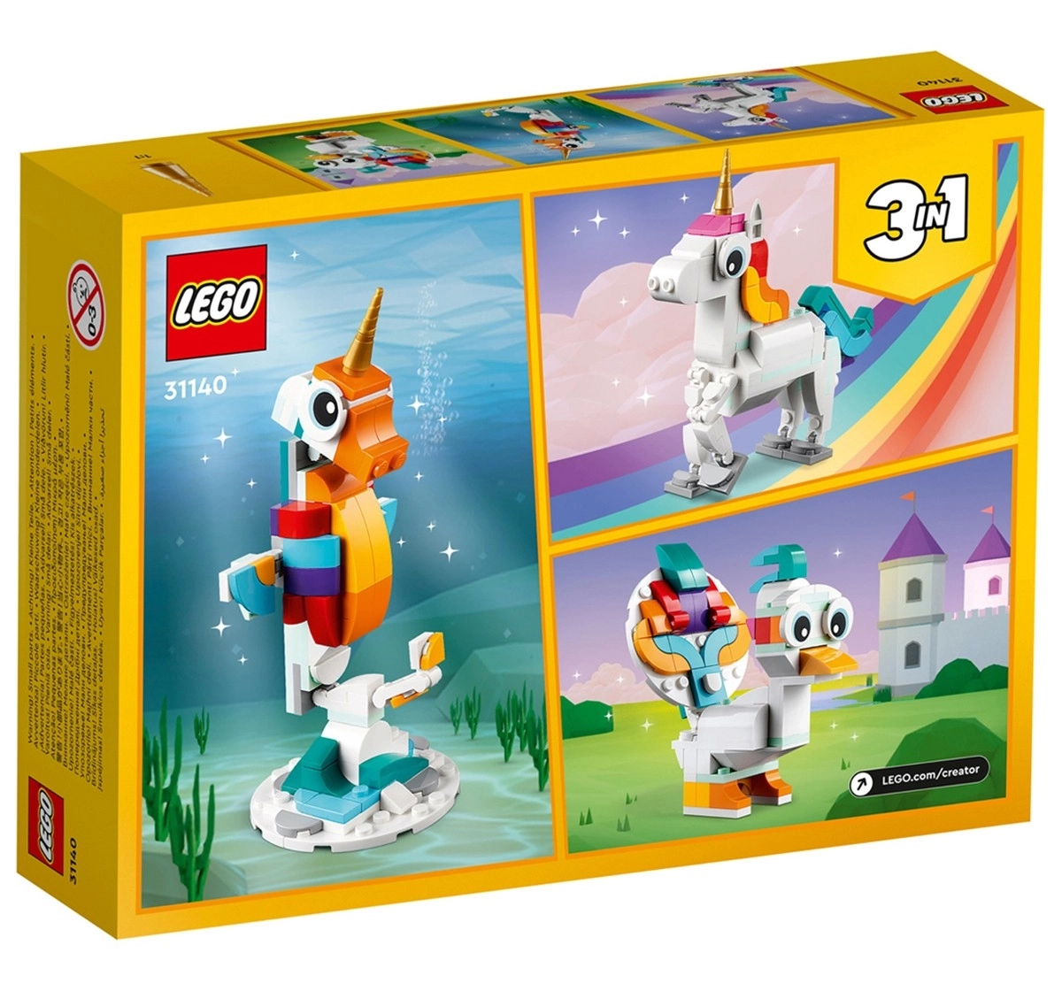 LEGO Creator Magical Unicorn, Magical Unicorn Building Set, 7Yrs+