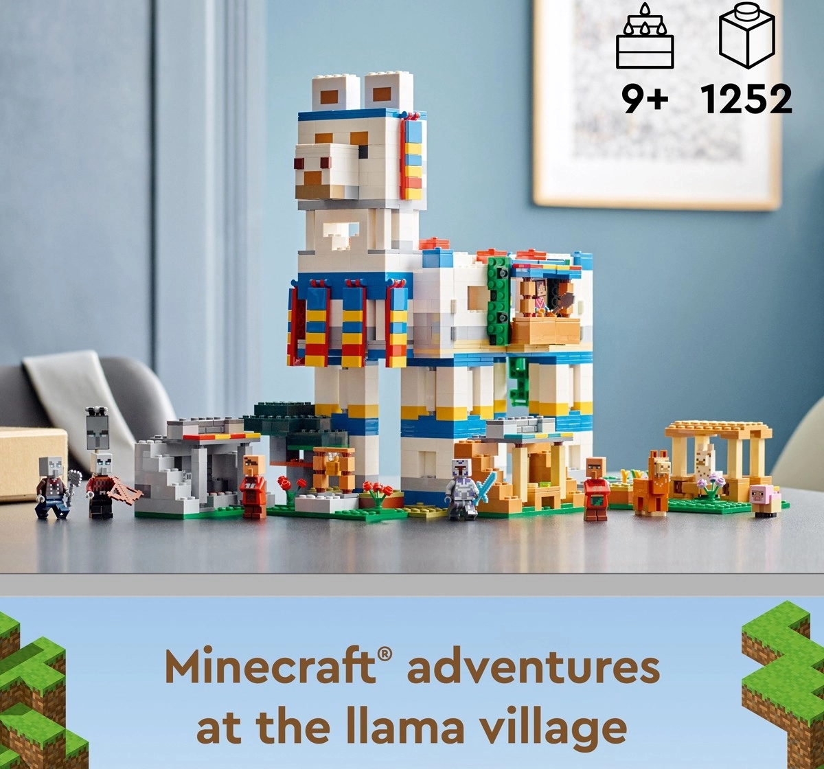 LEGO Minecraft The Llama Village 21188 Building Kit 1,252 Pieces Multicolour 9Y+