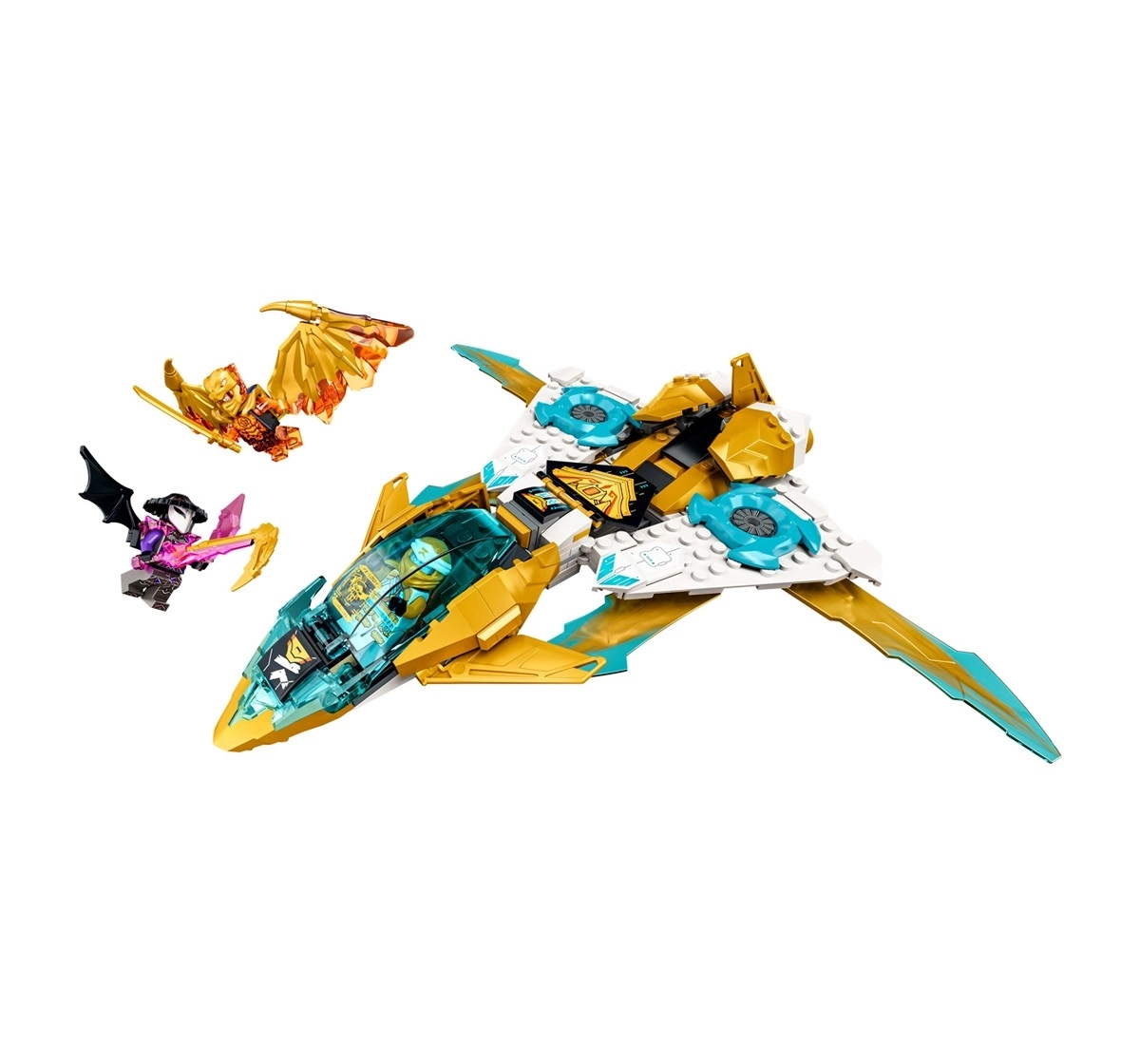 LEGO NINJAGO Zane’s Golden Dragon Jet 71770 Building Kit 258 Pieces Multicolour 7Y+