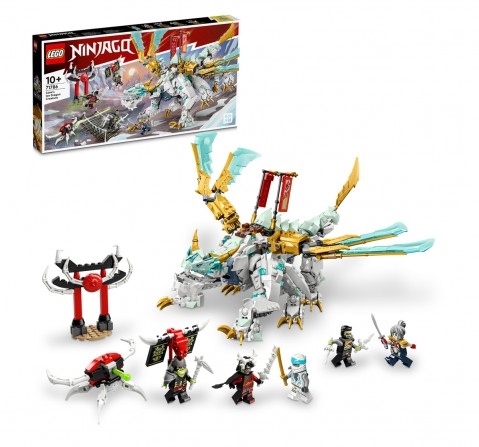 LEGO NINJAGO Zane’s Ice Dragon Creature 71786 Building Toy Set 973 Pieces Multicolour 10Y+