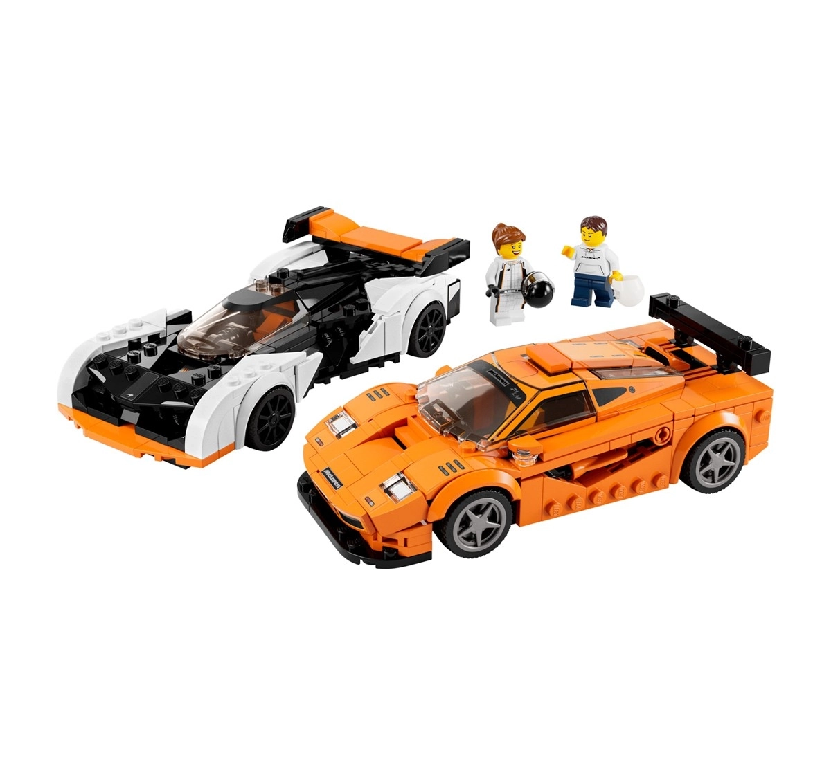 LEGO Speed Champions McLaren Solus GT and McLaren F1 LM 76918 Building Toy Set 581 Pieces Multicolour 9Y+