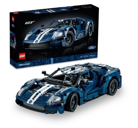 LEGO Technic 2022 Ford GT 42154 Building Kit for Adults 1,466 Pieces Multicolour 18Y+
