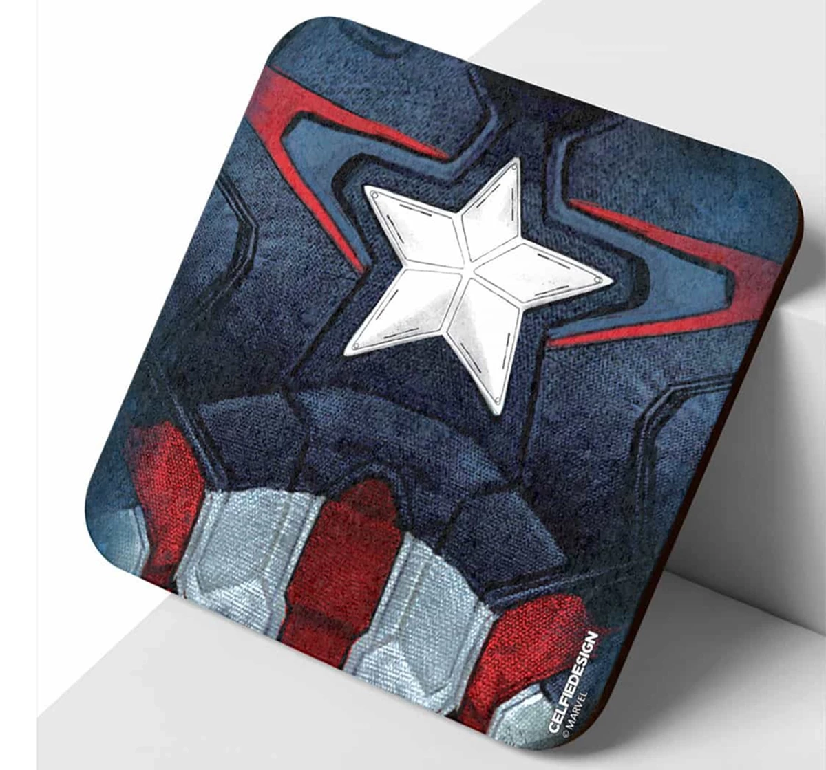 Macmerise Captain America Suit 10 X 10 cm Coasters Multicolour 12Y+