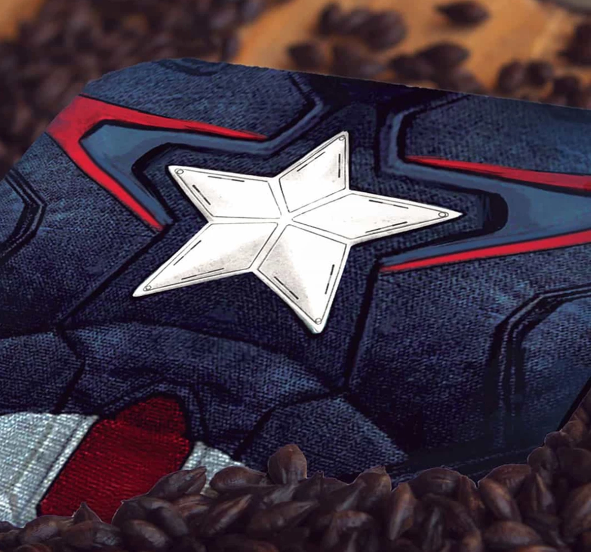 Macmerise Captain America Suit 10 X 10 cm Coasters Multicolour 12Y+