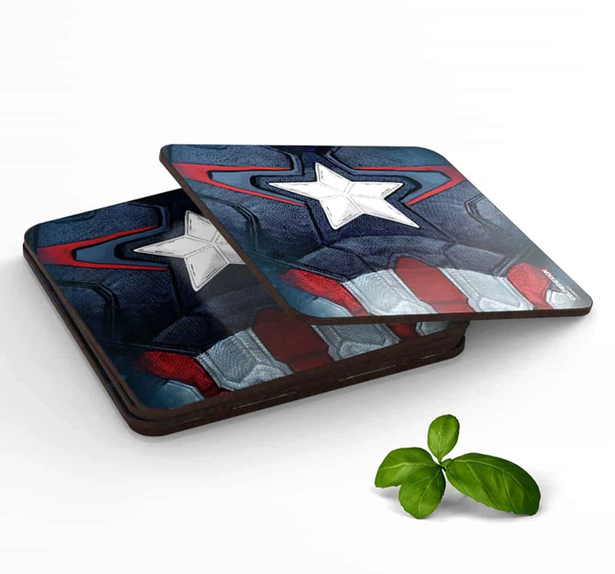 Macmerise Captain America Suit 10 X 10 cm Coasters Multicolour 12Y+