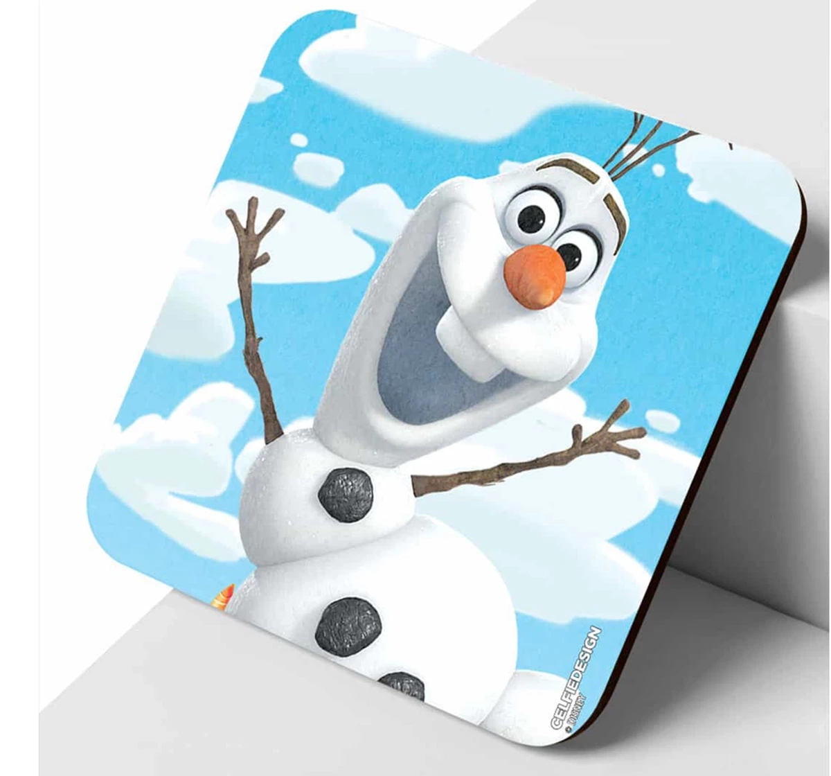 Macmerise Oh Olaf 10 X 10 cm Coasters Multicolour 12Y+