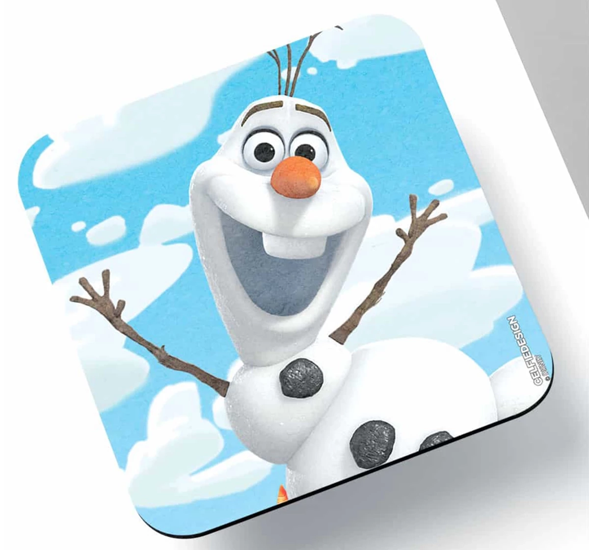 Macmerise Oh Olaf 10 X 10 cm Coasters Multicolour 12Y+