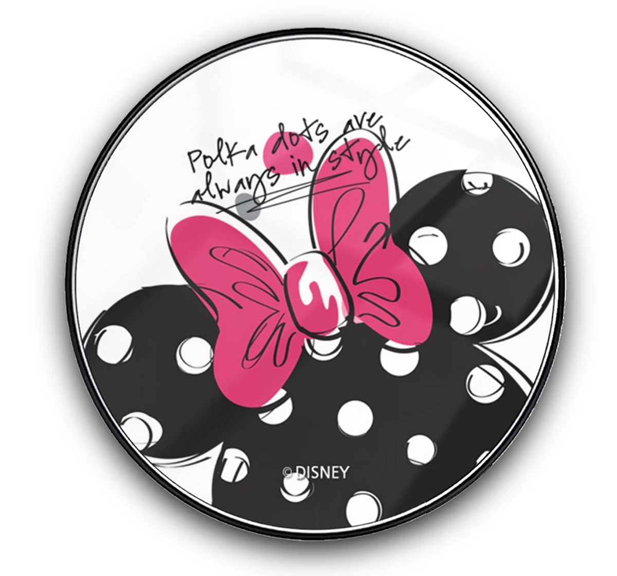 Macmerise Polka Minnie Compatible Pro Wireless Charger Multicolour 12Y+