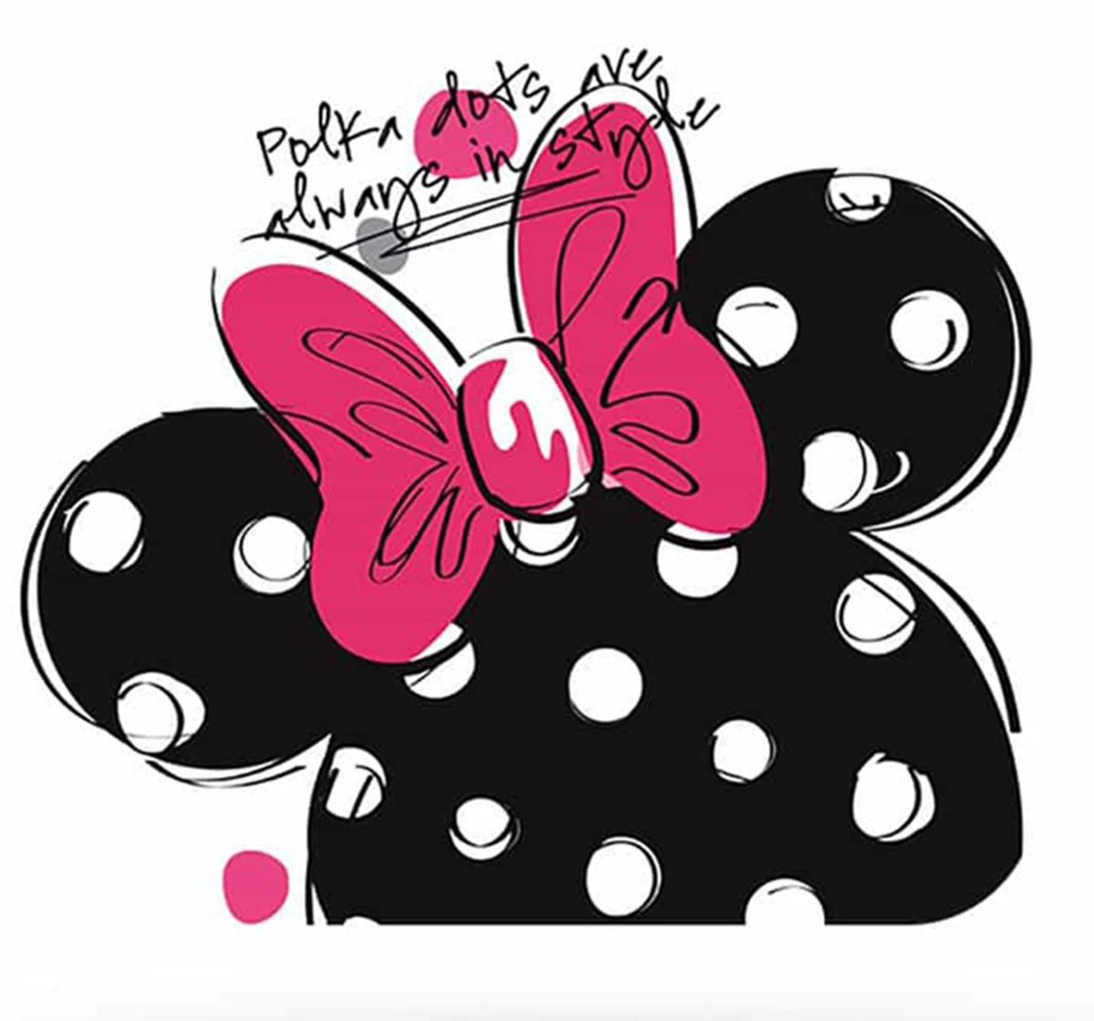 Macmerise Polka Minnie 10 X 10 cm Coasters Multicolour 12Y+