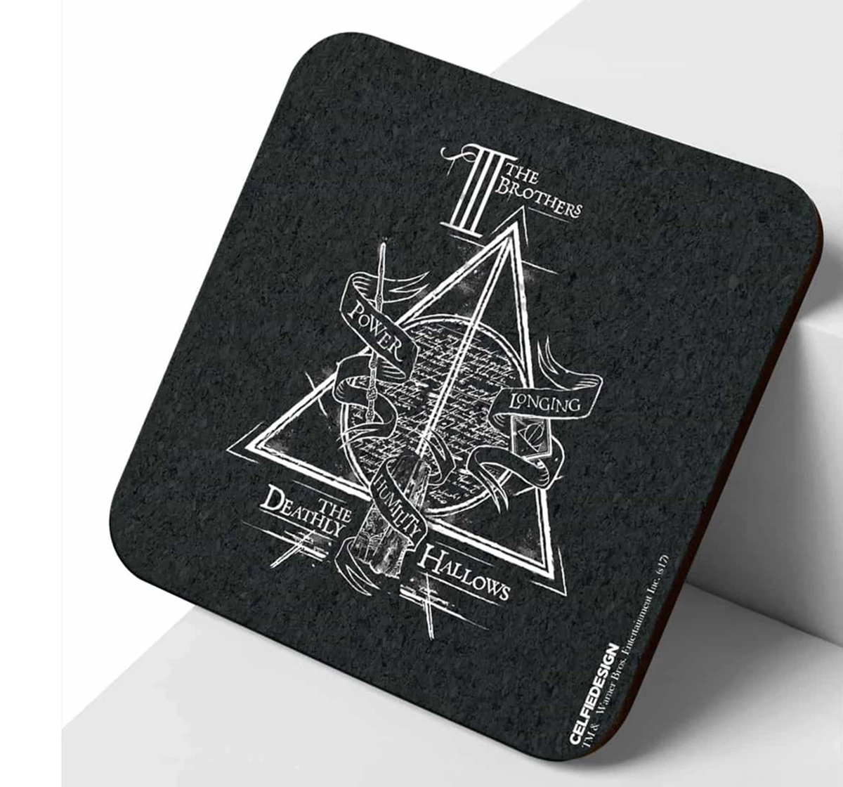 Macmerise The Deathly Hallows 10 X 10 cm Coasters Multicolour 12Y+